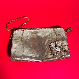 Authentic CHI by CARLOS FALCHI Gold Clutch